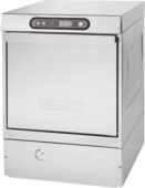 C-44A Hobart Semi-Automatic Dishwasher Semi-automatic rack type. Solid-state electronic controls. Stainless steel tank wash chamber and frame.