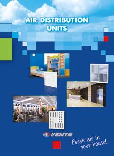 distribution units, air ducts and fittings, access doors, ventilation kits.