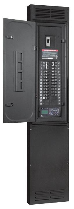 ANEL-BASED OWER SOLUTIONS ECHO RELAY ANEL MAINS FEED The Echo Relay anel Mains Feed features relay and line dimming control, switching with integral breakers, and options for low-voltage control.
