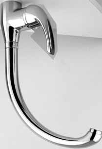 Single-lever Forma spout kitchen sink mixer Latiguillos mm 3/8 certificados AENOR Flexible hoses mm 3/8 AENOR certificates