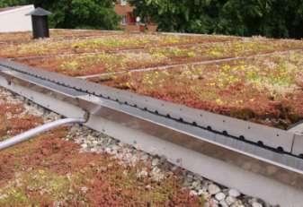 WATER QUALITY STUDIES Runoff water quality from the green roof as well as rain water quality have