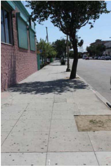 Commercial Green Streets Intercept runoff from