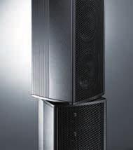 CLA system features: High-level sound quality from 50Hz to 20kHz expressly developed for live