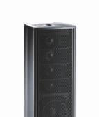 Superior latching system enables the extension of the length of the line array by adding