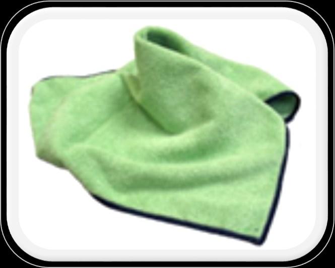 cloth is used wet with disinfectants such as hydrogen peroxide and peracetic acid or quaternary disinfectant cleaners for