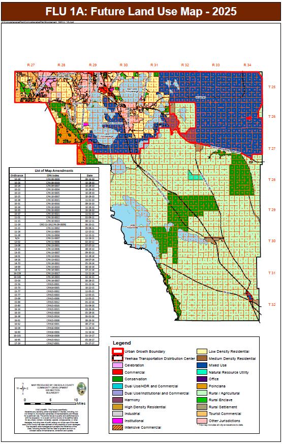 ULI: Osceola County Urban Growth Boundary - identified the area targeted