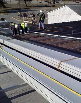 ESTCP Solar Metal Re-roofing Project Gaffney Fitness Facility, Fort Meade, MD Document the design-build process Collect, analyze, report energy performance