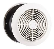 with white polymeric grille 809530 509Thru-the-wall 8" automatic fan with white polymeric grille 809532 51010" room-to-room fan