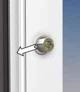 stiles to lock the panes together and a four point lock jamb at the side of