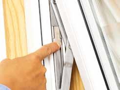 Hinges and restrictors Hinges are fitted as standard on our casement windows.