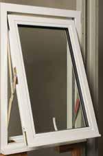 Fully reversible casement window Fully reversible windows open in the same way as shown for casement windows on page 4.