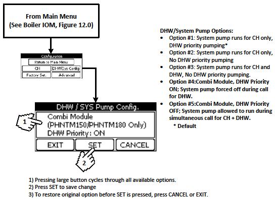 XIII Boiler Control Set-up 10 28. 29. 30. 31. 32. 33. 34. From the Home Screen (shown in Figure 12.