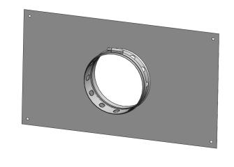 Horizontal Termination Diverter Kit 19 (483 mm) Part #: 223186PP Kit Includes: 14.2 (361mm) Vent Extension (Qty. 3) 90 Elbow 19.