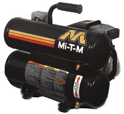Air Compressors 30-Gallon Two Stage Diesel NEW FOR 2017 UM Option: Diesel/Electric Air Compressors MODEL NUMBER CFM @ PSI* HORSEPOWER/ENGINE SHIP WT.