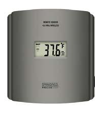 temperature and humidity readings Programmable high / low temperature alert Indoor temperature range: 14 F to 158 F