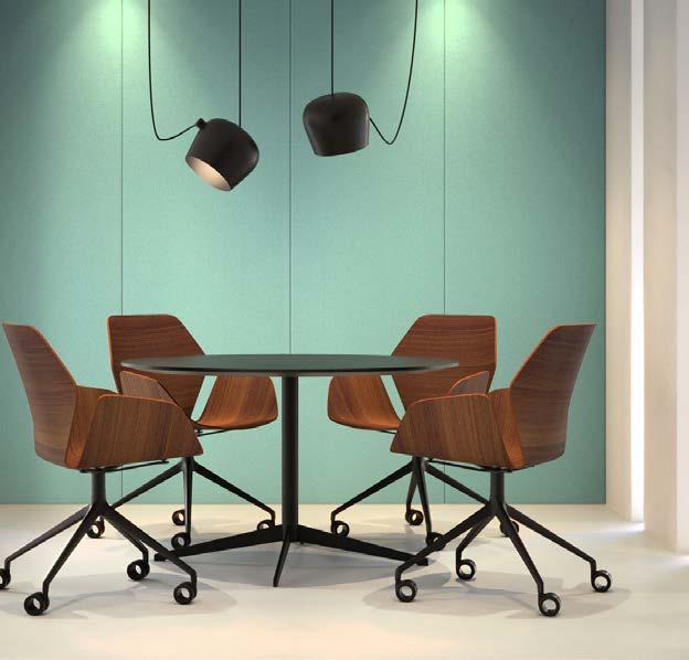 KIRSTEN SALES AGENCIES KENDO by Bouty Inc. - A stylish multi-purpose chair. Both nesting and stackable, with 9 colour choices or plastic and upholstered.