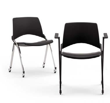 A-CHAIR - This multi-purpose chair is ideal for guest or café applications. Numerous shell and frame materials are available, from plastic to wood.