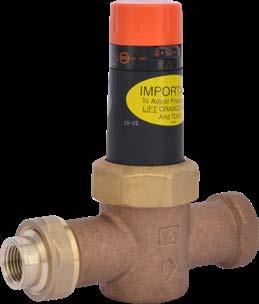 PRESSURE REGULATING VALVES EB25 COMMERCIAL, RESIDENTIAL The EB25 brings state-of-the-art water control technology to pressure regulators.