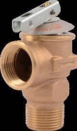 TEMPERATURE & PRESSURE RELIEF VALVES F-30 COMMERCIAL The F-30 is a compact and economical ASME Safety Relief Valve for use on hot water space heating boilers, water supply heaters, and storage tanks.
