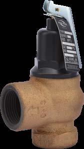 TEMPERATURE & PRESSURE RELIEF VALVES F-95 COMMERCIAL The F-95 Expanded Outlet Pressure Relief Valve offers a complete package of expanded boiler ASME safety relief valves in sizes ranging from 3/4" x