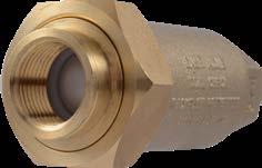BACKFLOW PREVENTERS BF DUAL CHECK VALVE COMMERCIAL, RESIDENTIAL The Cash Acme BF series dual check valve prevents polluted water from entering the potable water supply system by preventing the