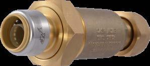 The Cash Acme BF Series is the first ASSE 1024 Dual Check Valve Series to incorporate push-to-connect inlets and outlets.