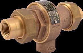 BACKFLOW PREVENTERS BFP DUAL CHECK VALVE RESIDENTIAL, COMMERCIAL The BFP series dual check valve prevents backflow of contaminated water into potable water supply lines.