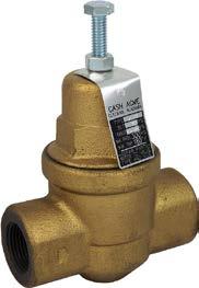 GENERAL PLUMBING & HEATING A-41 AND AB-40 COMMERCIAL The A-41 series pressure reducing boiler feed valve provides increased capacity for larger boilers.