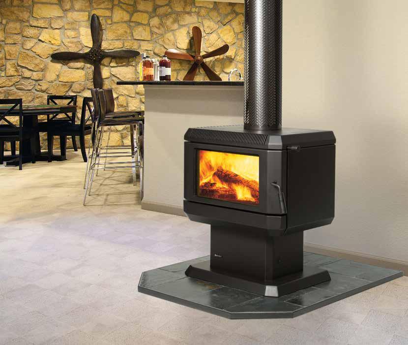 Albany Wood Fire The Albany sets the standard for the industry s most reliable, well-constructed freestanding wood fire; providing beautiful wood heat to an average living area of 190-240 sq.m*.