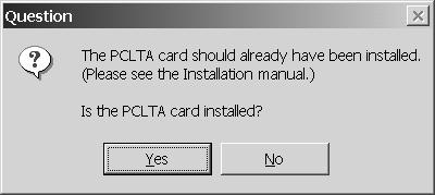 The system verify that the IFPN-PCLTA20 has been installed.
