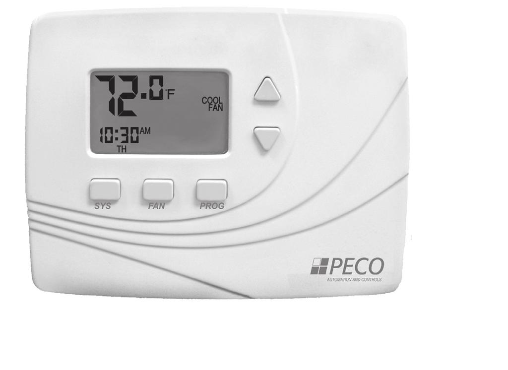 The PECO WavePRO Wireless System is comprised of the wireless T2500 Thermostat paired with the wireless R2500 Receiver.