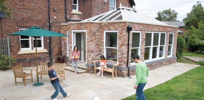 orangery For those wanting style - with a flat roof element