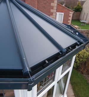 We also had roof blinds installed to try and minimise the heat loss through the polycarbonate roof and although this helped to some degree, we decided
