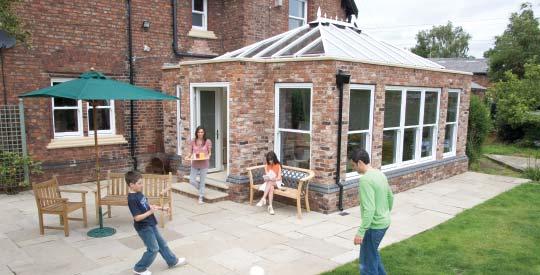 orangery For those wanting style - with a fl at roof element