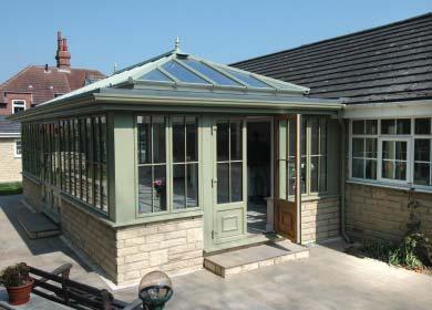 glass extension.