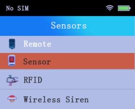 4.7.2.4 A ribute Mode A ribute Descrip on 4.7.2.2 How to Delete Sensor Delete One Sensor. When entering Sensor Control Page, click page down or up bu on to find out the Zone you want to control.
