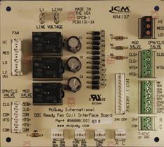 Options and Accessories Low Voltage Interface Board The Low-Voltage, Interface Board (LV board) is used with any remote (wall-mounted) Daikin thermostat.