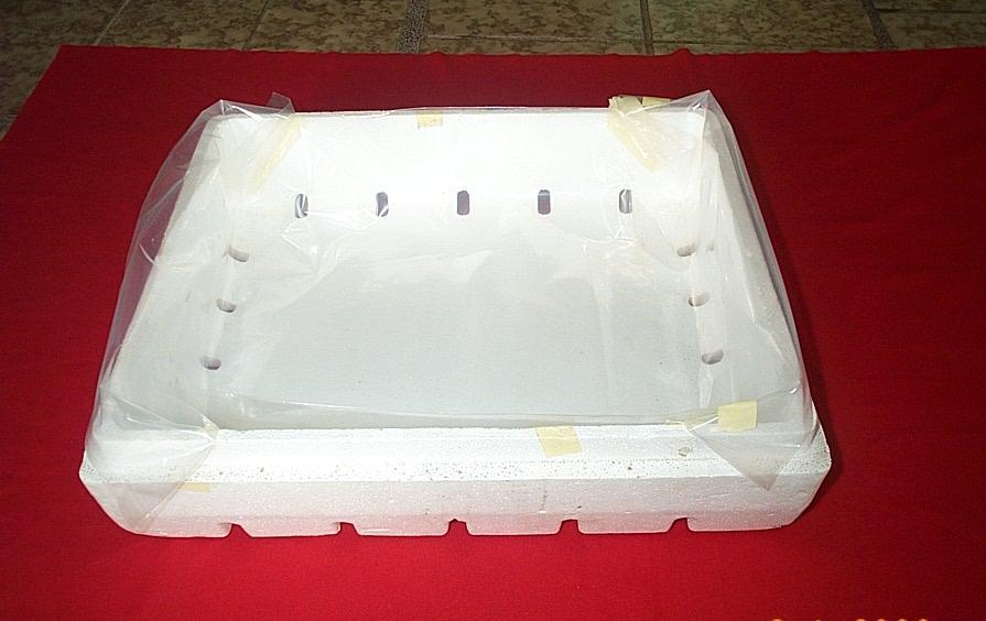 - Place plastic film liner to prevent leaks of nutrient