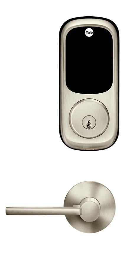 Control Access to Residence Doors Yale Real Living Interconnected Lock FInishes ANSI/BHMA Code 605 (US3) 619 (US15) 613E (US10BE) Finish Description Bright Brass, Clear Coated Satin Nickel Plated,