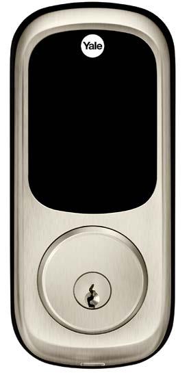 Control Access to Residence Doors Yale Real Living Digital Deadbolt TECHNICAL SPECIFICATIONS Door Specifications: Backset: Door Thickness: Handing: Latch: -1/8" face bore,
