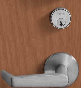 Control Access to Common Areas, Exterior Doors, and Residences nextouch Sectional Mortise Lock LEVERS arcadia arr augusta aur carmel crr FInishes ANSI/BHMA Code 605 (US3) 613E (US10BE) 66 (US6D) BSP