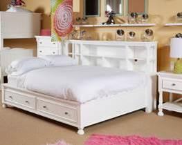 motifs Single drawer night stand has open X back design Queen bed also available (see adult section) HS