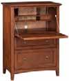 1123AF 2402AF 688KF 32-1/2"W x 18-3/4"D x 45"H Workspace includes two small drawers, shelves and cord access hole.