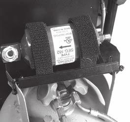 UNIT PREPARATION Installing Filter Bracket, Filter Drier Associated Hoses Install Universal Filter / Tank bracket onto top of tank.