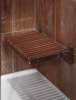 MTI s Barrier-Free Base: Made specifically for easy seamless transfer from bathroom space to shower.