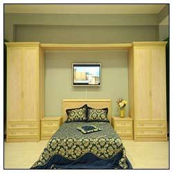 These include variety of bedroom furniture like bed, TV cabinet, wardrobe, etc.
