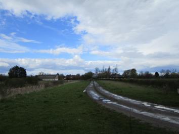 Cambridge Road is the obvious link into the centre of Waterbeach but an option via the Recreation
