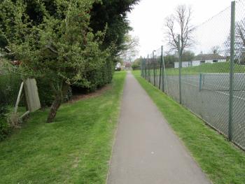 Not considered a priority but the existing route may be a useful link for some. 57 64. A new entrance to the Recreation Ground avoiding the approach between sheltered housing is possible.