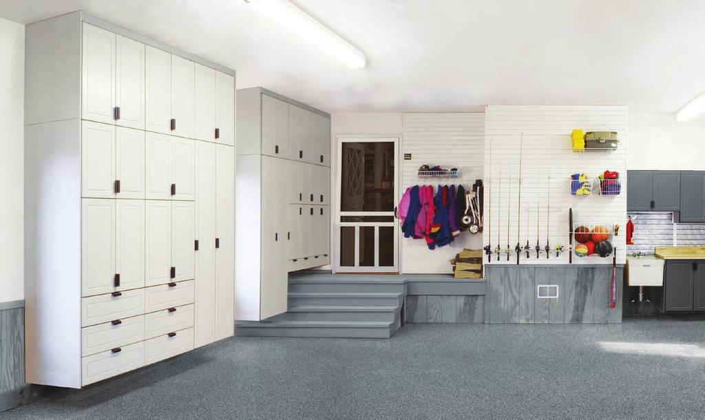 From cabinets that organize and neatly store your stuff, to storage walls that let you clear things off your floor and keep it in easy reach... garagegear can help.