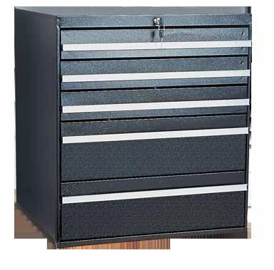 Drawer 7-3 Drawers 15 High drawer systems Large Storage Capacity Short Drawer Cabinet Standard cabinets stocked with 3 drawers Two 3 drawers interchangeable with one 6 drawer (Specify
